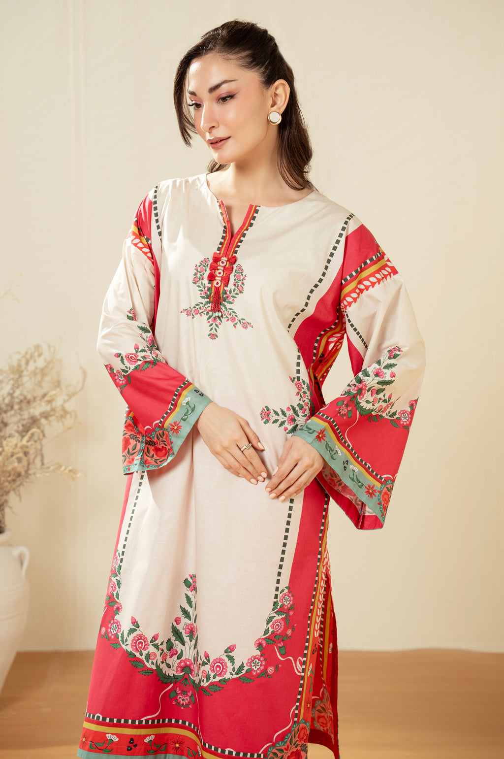 STITCHED PRINTED SUIT