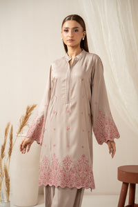 STITCHED EMBROIDERED SHIRT BOTTOM