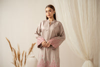 STITCHED EMBROIDERED SHIRT BOTTOM