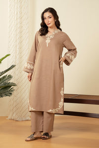 STITCHED EMBROIDERED SHIRT BOTTOM