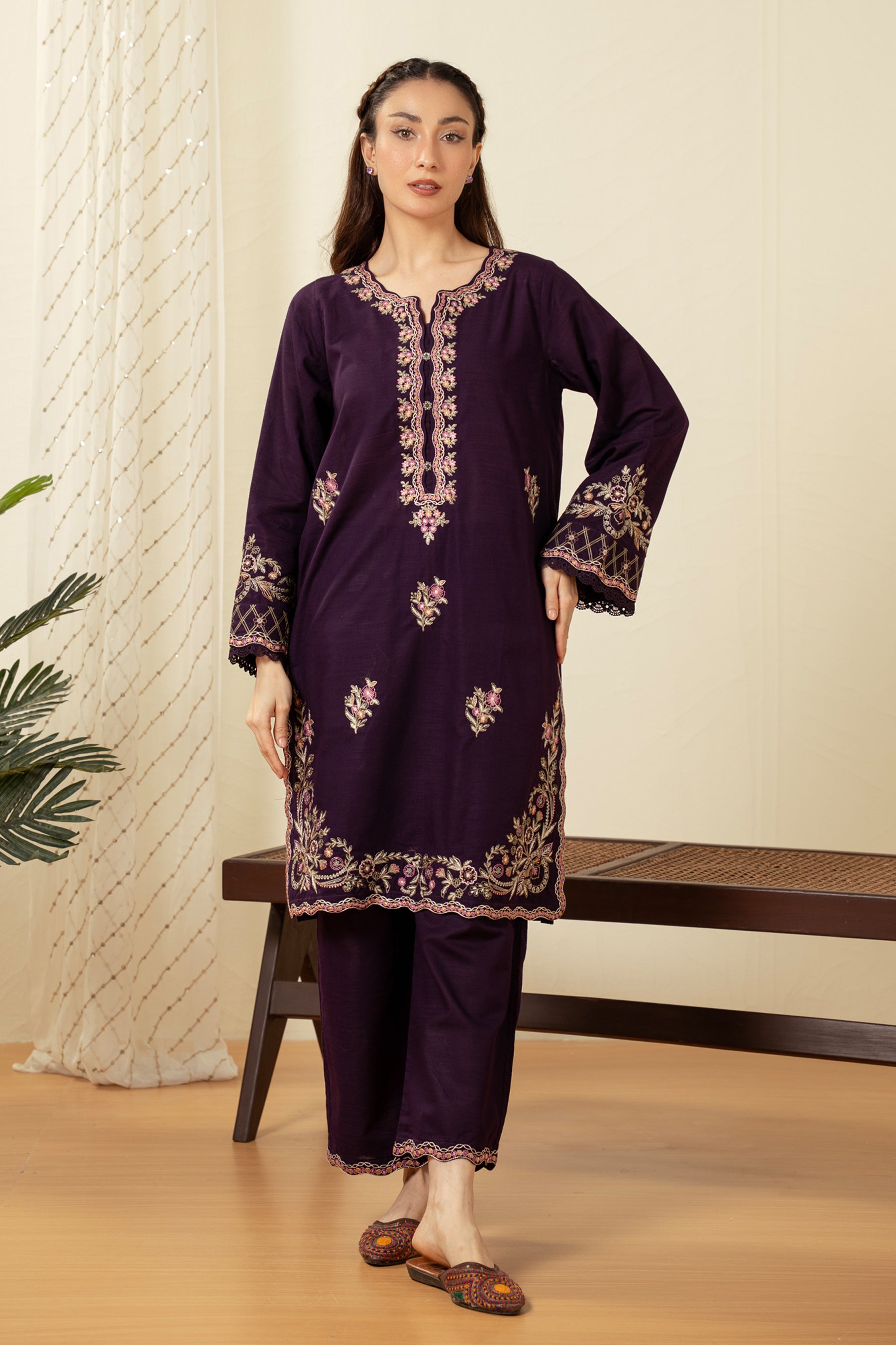 EMBROIDERED SUIT