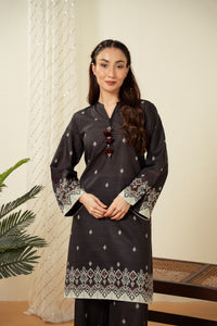 STITCHED PRINTED SUIT