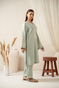 STITCHED EMBROIDERED SHIRT BOTTOM