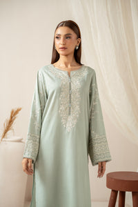 STITCHED EMBROIDERED SHIRT BOTTOM