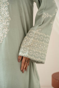 STITCHED EMBROIDERED SHIRT BOTTOM