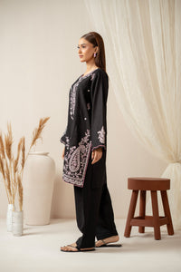 STITCHED EMBROIDERED SHIRT BOTTOM