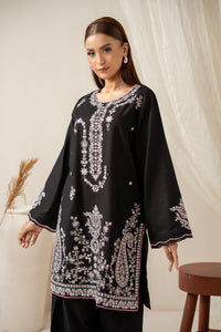 STITCHED EMBROIDERED SHIRT BOTTOM