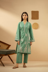 EMBROIDERED CAMBRIC STITCHED 2 PIECE SUIT (FACTORY E-OUTLET)