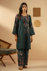 PRINTED POLY CAMBRIC STITCHED 2 PIECE SUIT