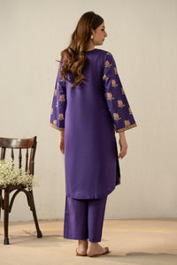 EMBROIDERED CAMBRIC STITCHED 2 PIECE SUIT