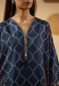 PRINTED POLY CAMBRIC STITCHED 2 PIECE SUIT