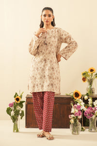 PRINTED CAMBRIC STITCHED 2 PIECE SUIT