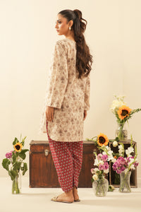 PRINTED CAMBRIC STITCHED 2 PIECE SUIT