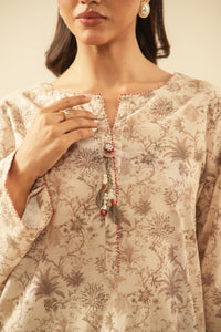 PRINTED CAMBRIC STITCHED 2 PIECE SUIT