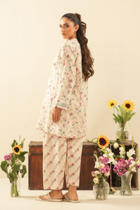 PRINTED CAMBRIC STITCHED 2 PIECE SUIT