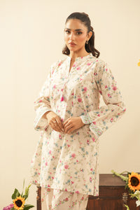 PRINTED CAMBRIC STITCHED 2 PIECE SUIT