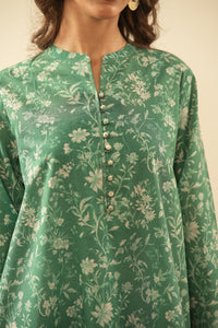 PRINTED CAMBRIC STITCHED 2 PIECE SUIT