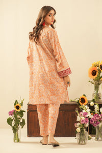 PRINTED CAMBRIC STITCHED 2 PIECE SUIT