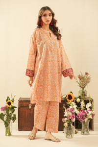 PRINTED CAMBRIC STITCHED 2 PIECE SUIT