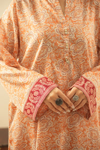 PRINTED CAMBRIC STITCHED 2 PIECE SUIT