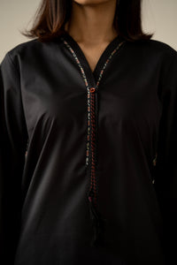 PRINTED CAMBRIC STITCHED 2 PIECE SUIT