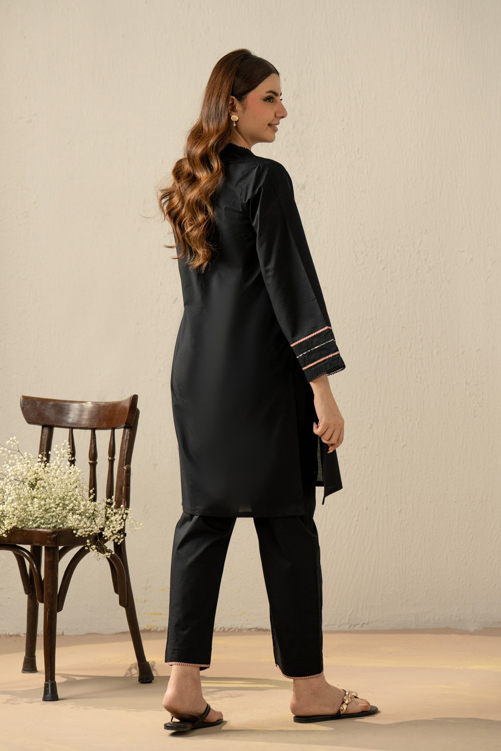 STYLIZED TEXTURED STITCHED 2 PIECE SUIT