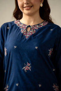 EMBROIDERED SELF JACQUARD STITCHED 2 PIECE SUIT