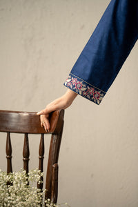 EMBROIDERED SELF JACQUARD STITCHED 2 PIECE SUIT