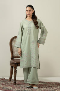 EMBROIDERED CAMBRIC STITCHED SHIRT BOTTOM SUIT