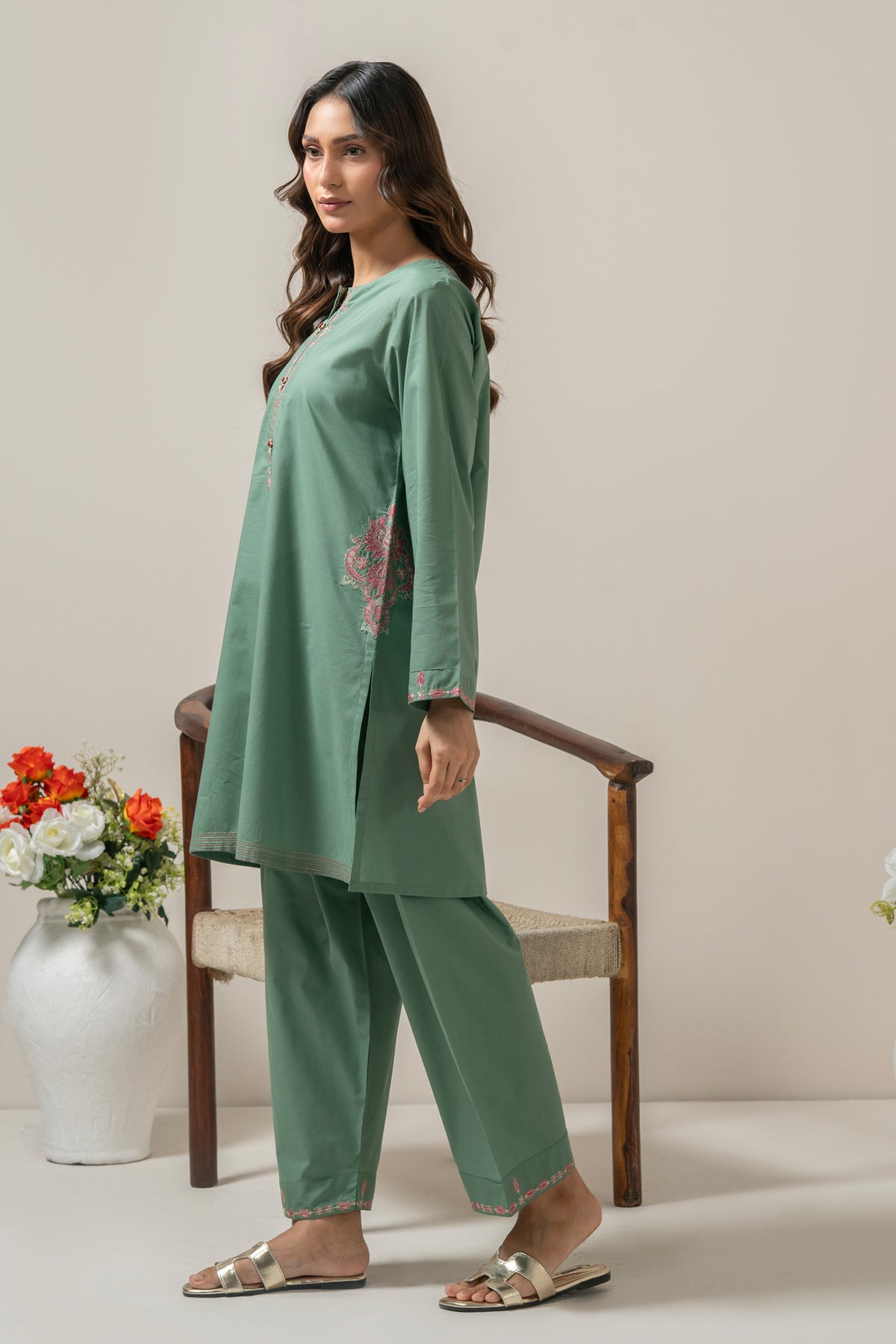 STITCHED SHIRT BOTTOM SUIT