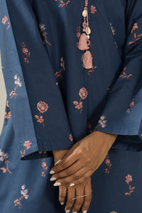 PRINTED CAMBRIC STITCHED SHIRT BOTTOM SUIT