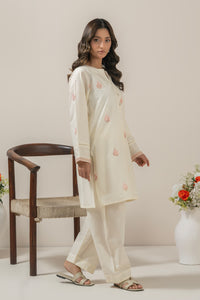 EMBROIDERED CAMBRIC STITCHED SHIRT BOTTOM SUIT
