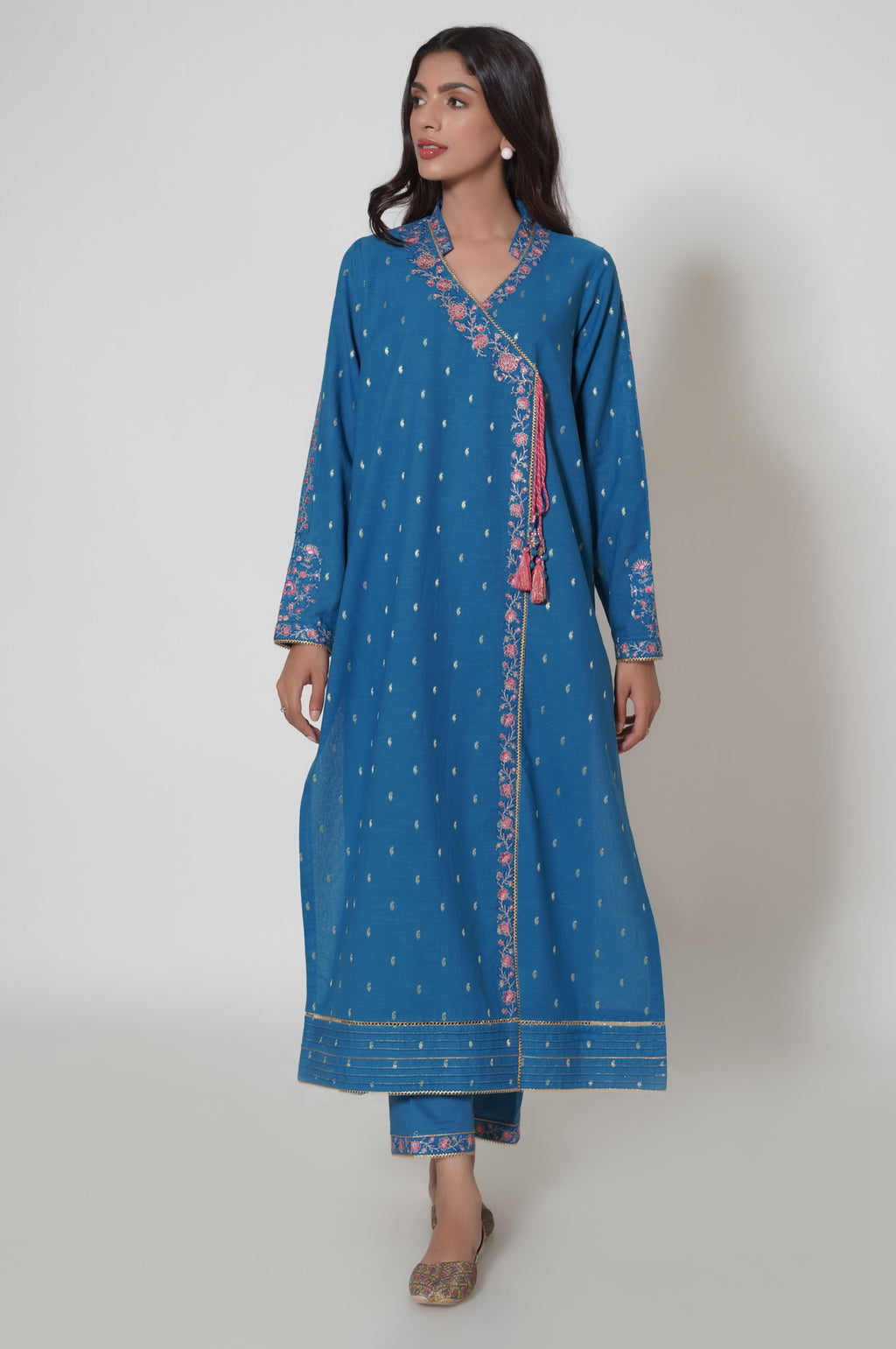 Stitched 3 Piece Embroidered Mysuri Suit
