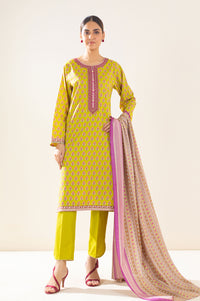 Stitched 3 Piece Printed Lawn Suit