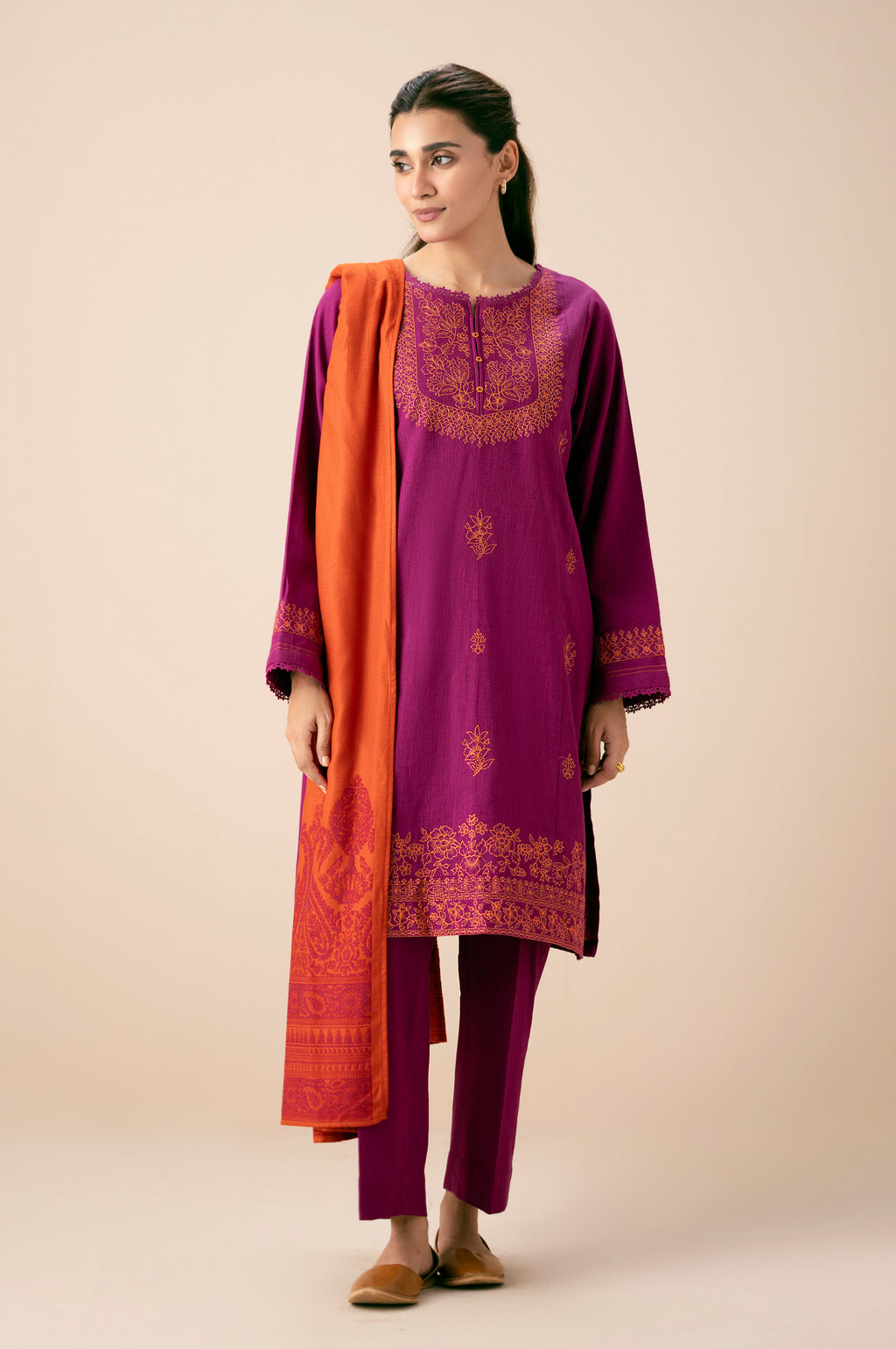 EMBROIDERED SUIT