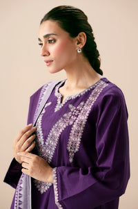 Stitched 3 Piece Textured Slub Suit