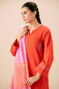 Stitched 3 Piece Textured Slub Suit
