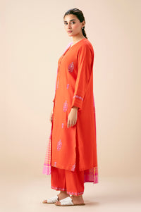 Stitched 3 Piece Textured Slub Suit