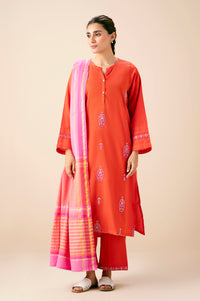 Stitched 3 Piece Textured Slub Suit