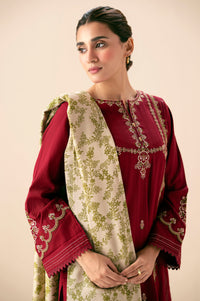 Stitched 3 Piece Textured Slub Suit
