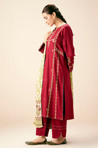 Stitched 3 Piece Textured Slub Suit