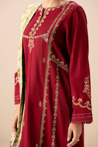 Stitched 3 Piece Textured Slub Suit