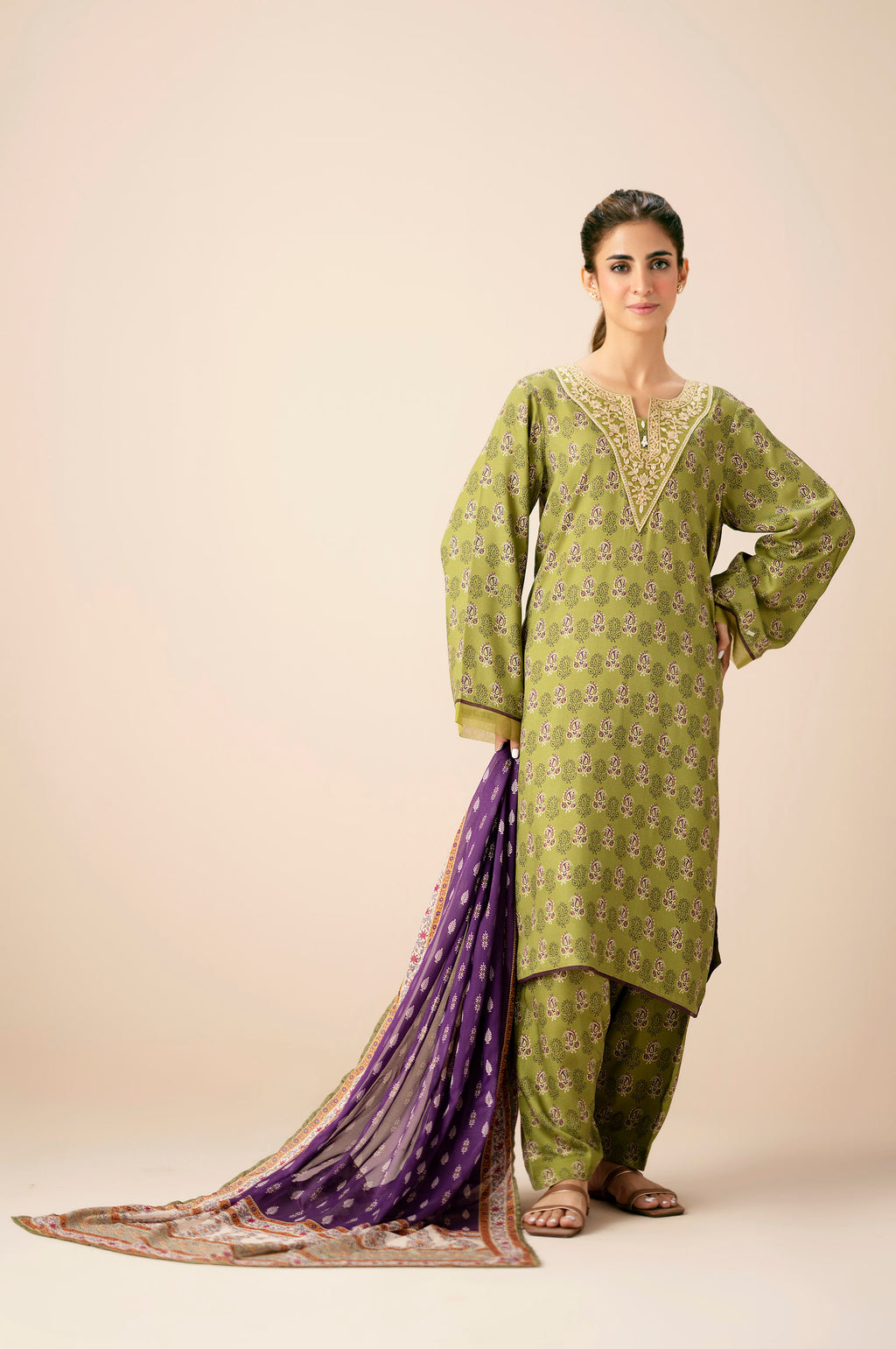EMBROIDERED SUIT