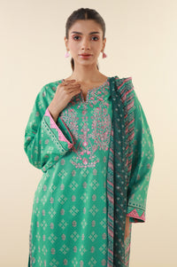 Stitched 3 Piece Printed Lawn Suit