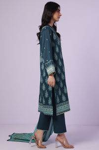 Stitched 3 Piece Printed Lawn Suit