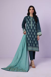 Stitched 3 Piece Printed Lawn Suit