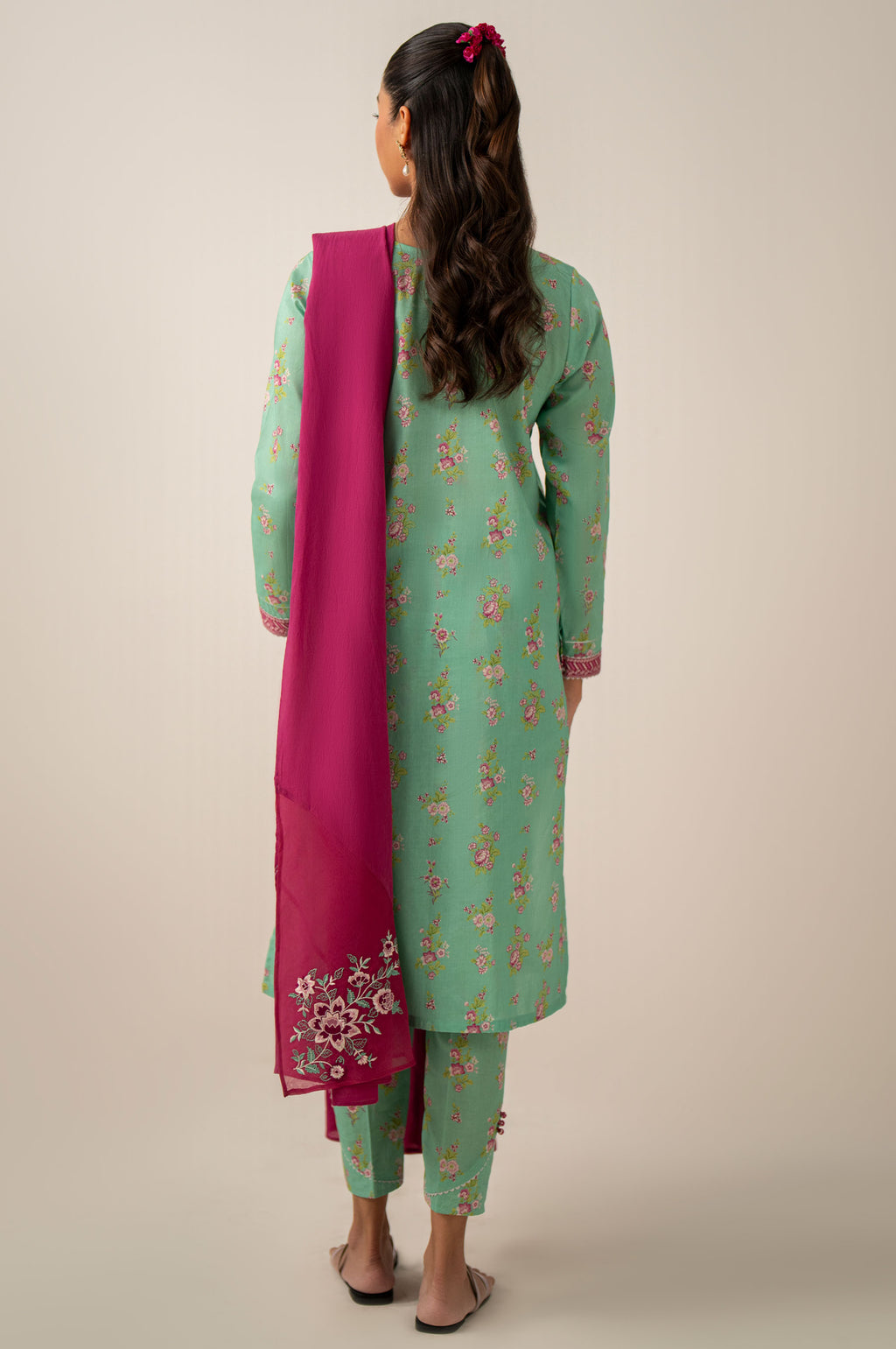 Stitched 3 Piece Printed Lawn Suit