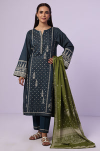 Stitched 3 Piece Paste Printed Dobby Mysuri Suit