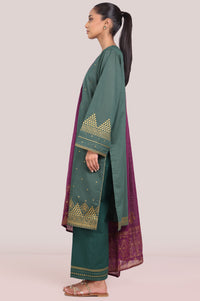 Stitched 3 Piece Paste Printed Dobby Mysuri Suit