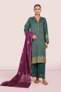 Stitched 3 Piece Paste Printed Dobby Mysuri Suit